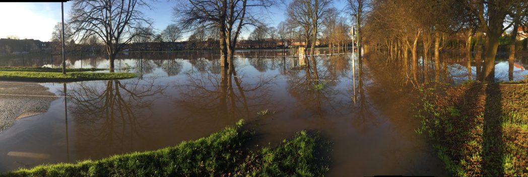 Melrosegate York Flooding 2015 Dec 27th 2-25pm