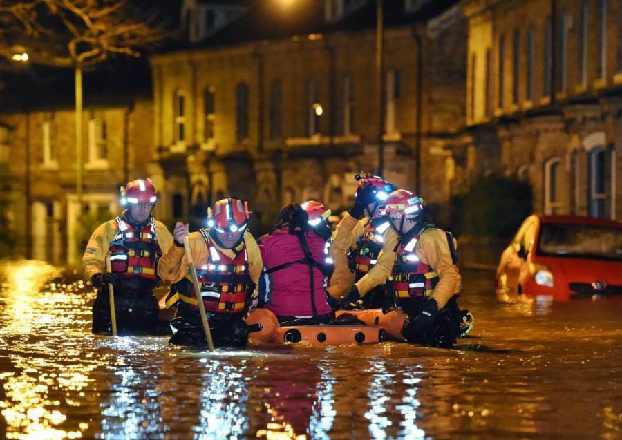 York flooding 2015 Huntington Road