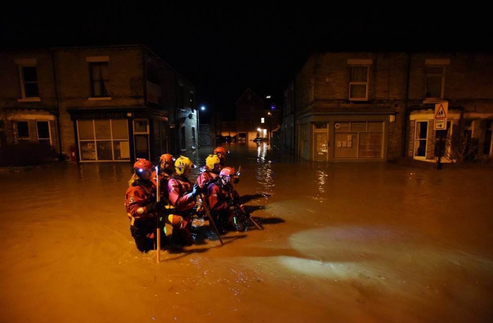 York 2015 Flooding Huntington Road